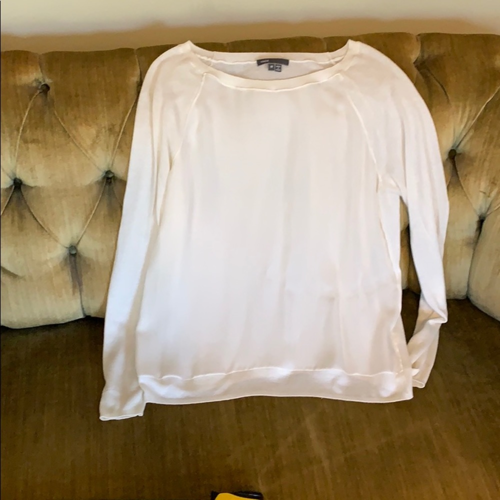 Vince, white top